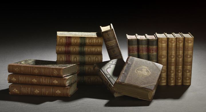 Appraisal: Twenty-Nine Nineteenth-Century Decorative Bindings including eight volumes of Hawthorne's Works