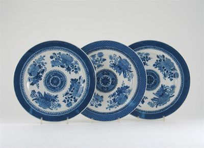 Appraisal: Six Chinese blue and white plates finely painted with the