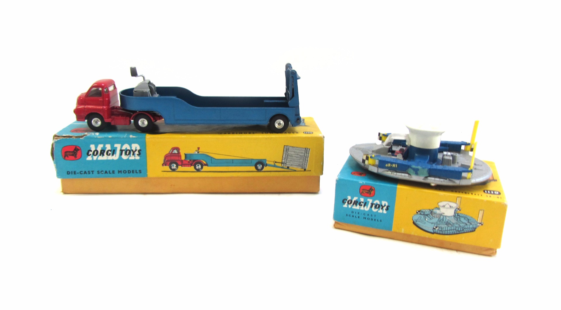 Appraisal: A Corgi Carrimore low-loader and a Corgi HDL hovercraft SR-N