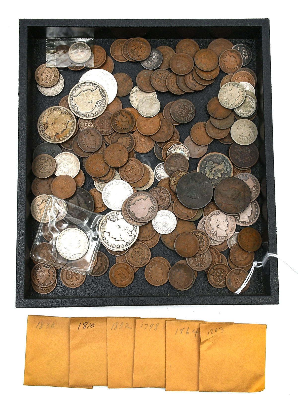 Appraisal: EARLY AMERICAN COIN COLLECTION Collection of early American Small cents