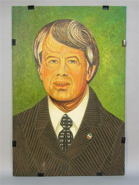 Appraisal: ORVILLE H A MILLS AMERICAN - JIMMY CARTER - Oil