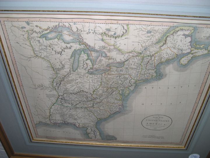 Appraisal: John Cary London Hand-Colored Engraved Map of the United States