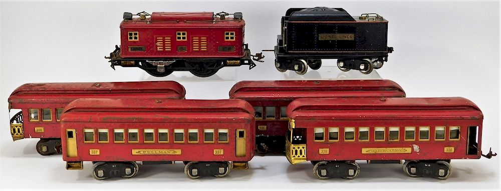 Appraisal: Antique Lionel Train Car Super Motor Group United States Early