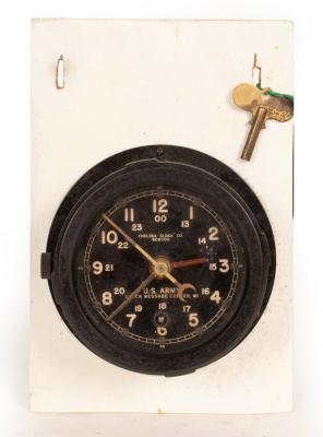 Appraisal: A US Army Message Centre Clock M by the Chelsea