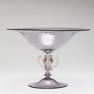 Appraisal: Salviati Venini Murano Glass Tazza Venetian with the company's signature