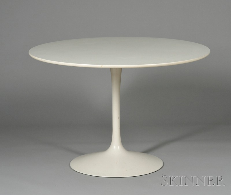 Appraisal: Tulip Dining Table Laminated wood and enameled metal Mid th