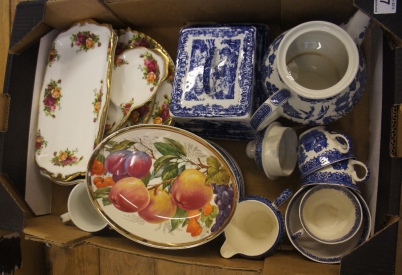 Appraisal: Collection of Royal Albert Old Country Rose plates and serving