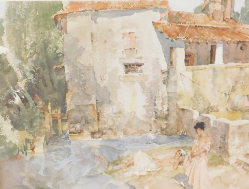 Appraisal: After Sir William Russell Flint Two nude females in Continental