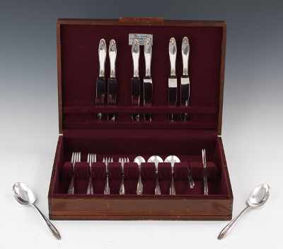 Appraisal: A Sterling Silver Dinner Tableware Service for Six Prelude Pattern