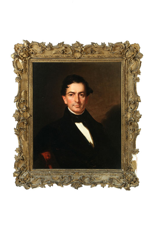 Appraisal: PORTRAIT OF A MAN AMERICAN SCHOOL ND QUARTER- TH CENTURY