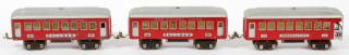 Appraisal: LIONEL O GAUGE PRE LIONEL O GAUGE PRE-WAR PASSENGER CARS