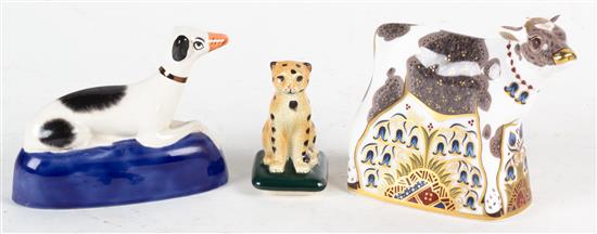 Appraisal: Sale Lot A Group of Porcelain Animal Figures comprising a