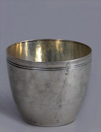 Appraisal: GEORGE III SILVER CUP Marks for Henry Chawner Jonathan Emes