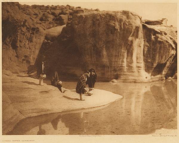 Appraisal: Edward S Curtis American - Acoma Water Carriers Modern Designs