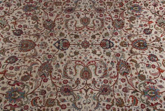 Appraisal: TABRIZ RUG ft in x ft in