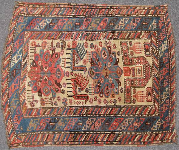 Appraisal: A Kazak rug size approximately ft in x ft in