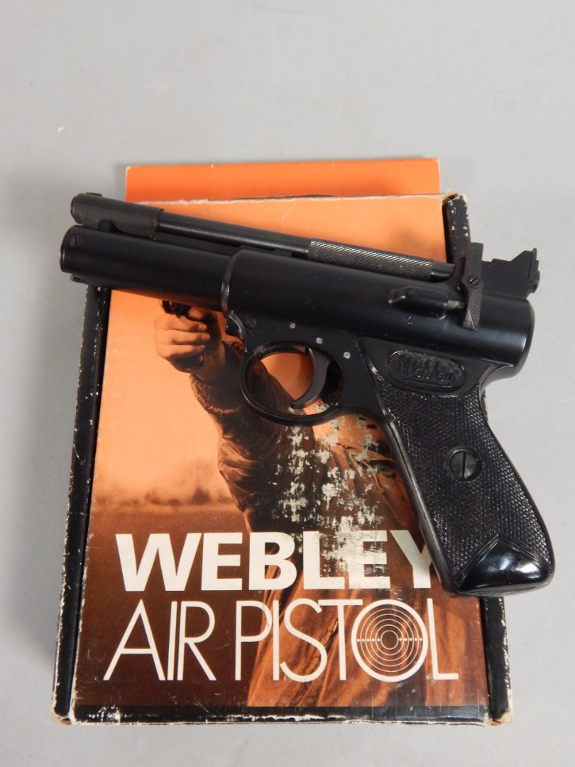 Appraisal: A Webley Premier mark air pistol in original box