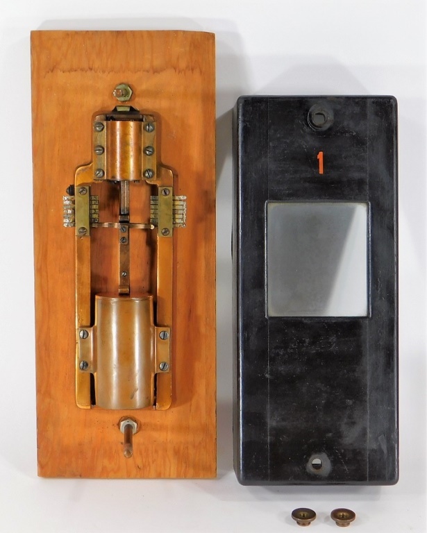 Appraisal: ID'D WESTERLY RI WOOD CASE FREQUENCY INDICATOR United States th