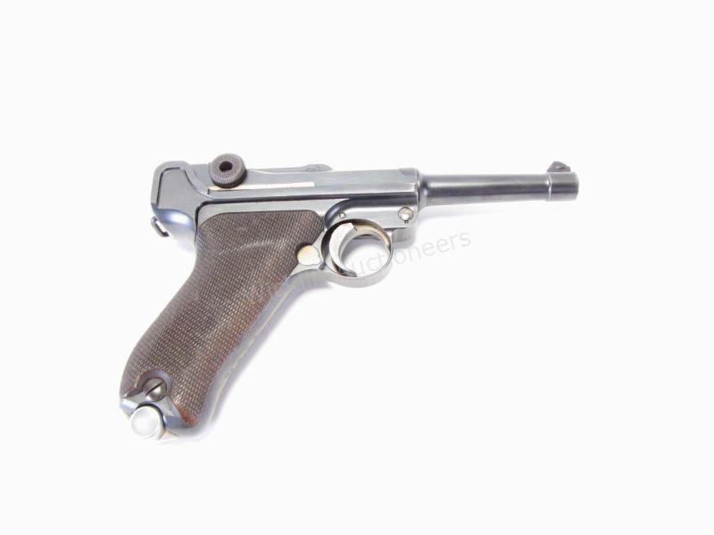 Appraisal: DWM Military st issue Luger Pistol-Round barrel Chambered in mm