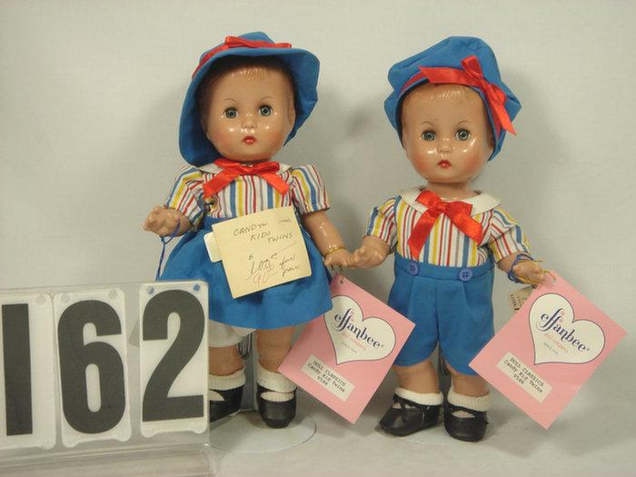 Appraisal: Effanbee Candy Kids Twins Dolls inches tall twins made by