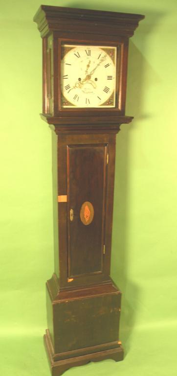 Appraisal: Barber Nottingham An early thC longcase clock the painted dial