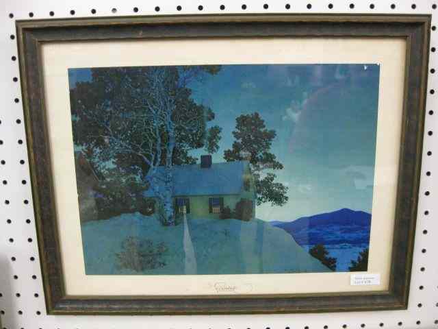 Appraisal: Maxfield Parrish Print ''Eventide'' excellent '' x ''