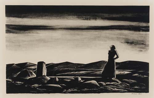 Appraisal: ROCKWELL KENT Revisitation Lithograph x mm x inches full margins