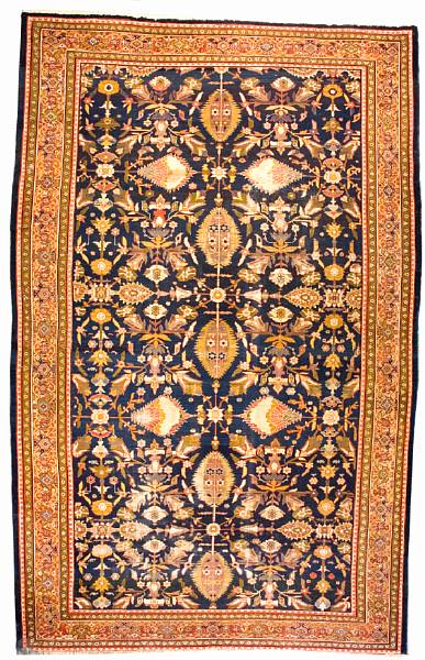 Appraisal: A Sultanabad carpet Central Persia late th century size approximately