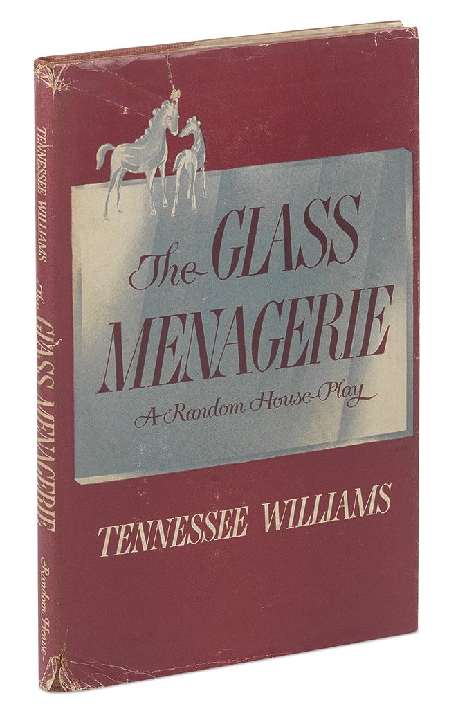 Appraisal: WILLIAMS TENNESSEE The Glass Menagerie Photographic plates from the first