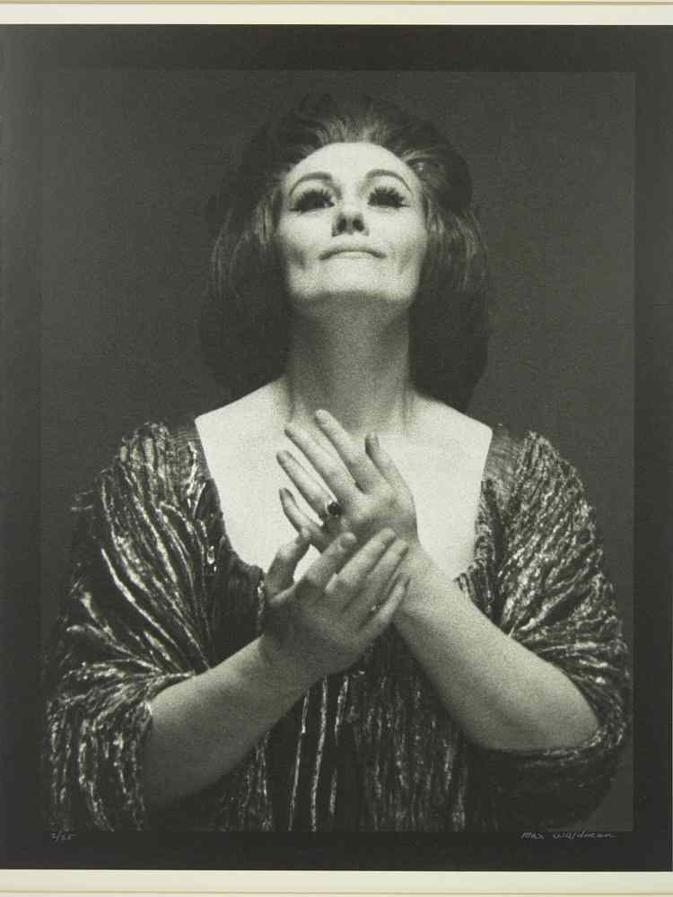 Appraisal: PHOTOGRAPHIC PORTRAIT - Opera Diva Joan Sutherland as 'Norma' at