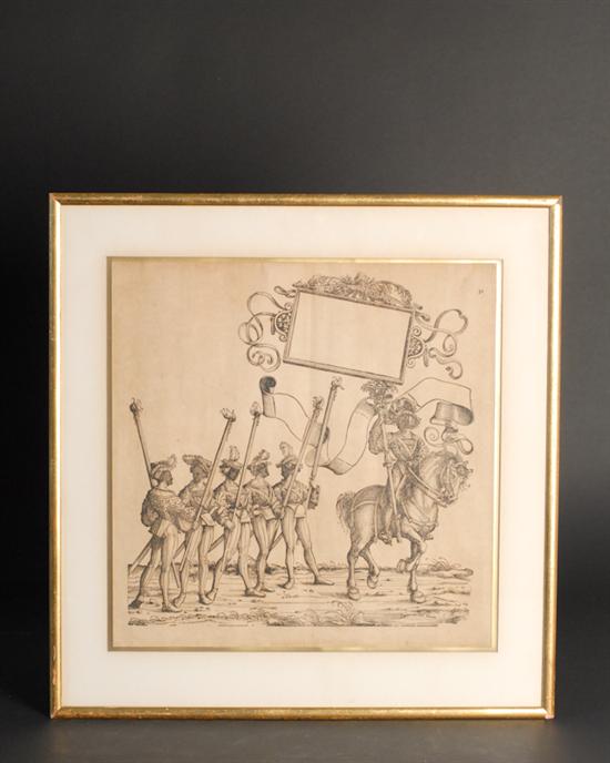 Appraisal: Hans Burgkmair attributed - German Triumph of Maximillian I Series