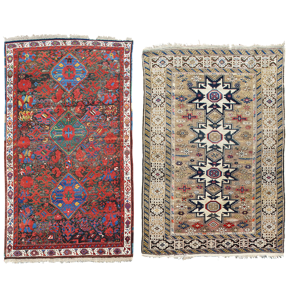 Appraisal: SHIRVAN RUG AND KARABAGH RUG EAST AND SOUTH CAUCASUS LATE