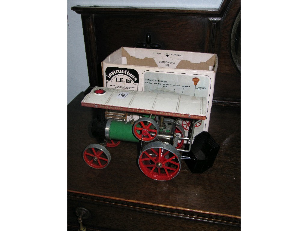 Appraisal: Mamod steam tractor in original box