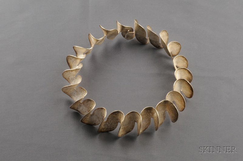 Appraisal: Artist-Designed Choker Hans Appenzeller Amsterdam c s designed as a