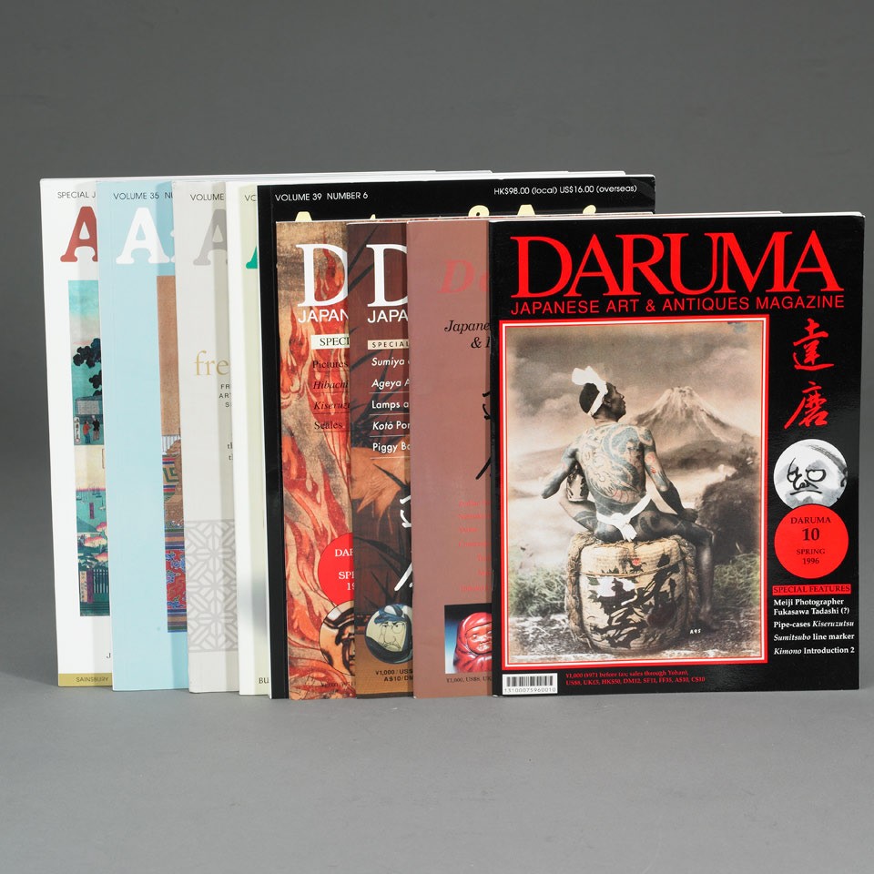 Appraisal: Fifty-Five Issues of Daruma Japanese Art and Antiques Magazine Includes