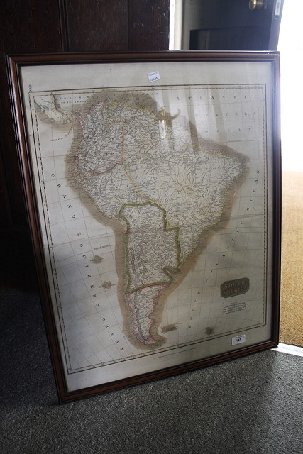 Appraisal: J Moffat th Century A map of South America drawn