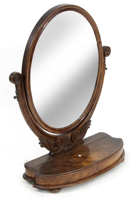 Appraisal: A Victorian dressing table mirror with oval plate cm wide