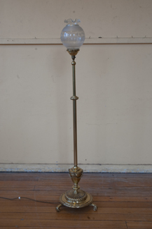 Appraisal: BRASS BANQUET STANDARD LAMP