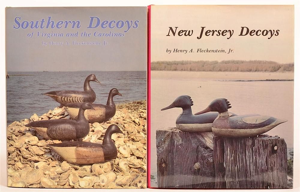 Appraisal: vols Books on Southern Decoys Fleckenstein Southern Decoys of Virginia