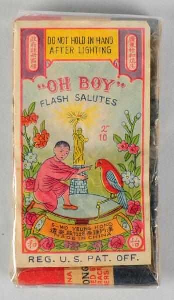 Appraisal: Oh Boy -Pack Logo Firecrackers Class Manufactured by E-Wo-Yeung Hong