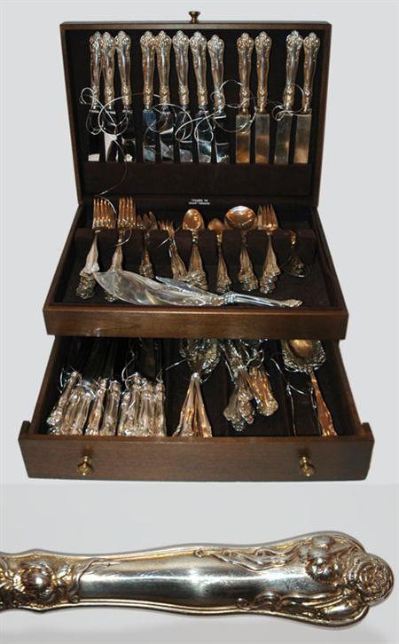 Appraisal: International Sterling Silver Flatware Service Including Serving Piece Estimate -