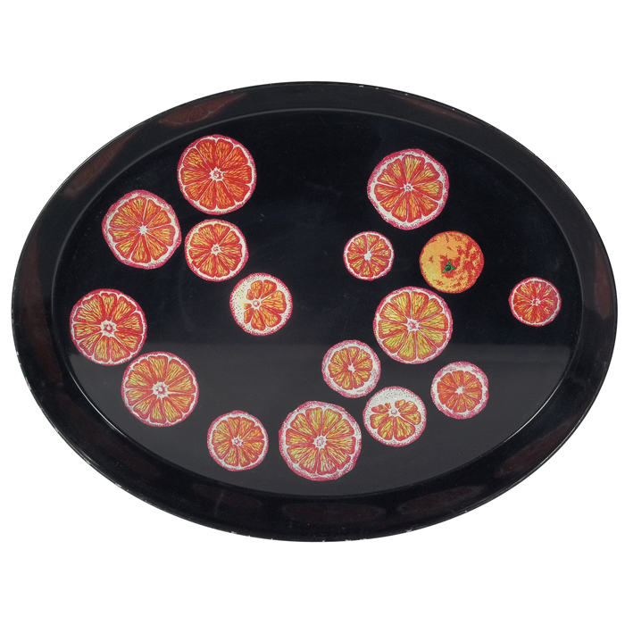 Appraisal: Piero Fornasetti tray Italy s ''Fette di Arancia '' oranges