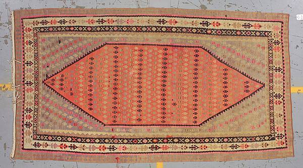 Appraisal: A Southwest Persian kilim size approximately ft in x ft