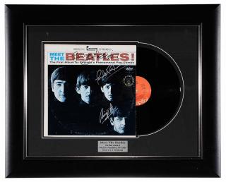 Appraisal: Meet the Beatles Signed by Paul McCartney George Harrison and