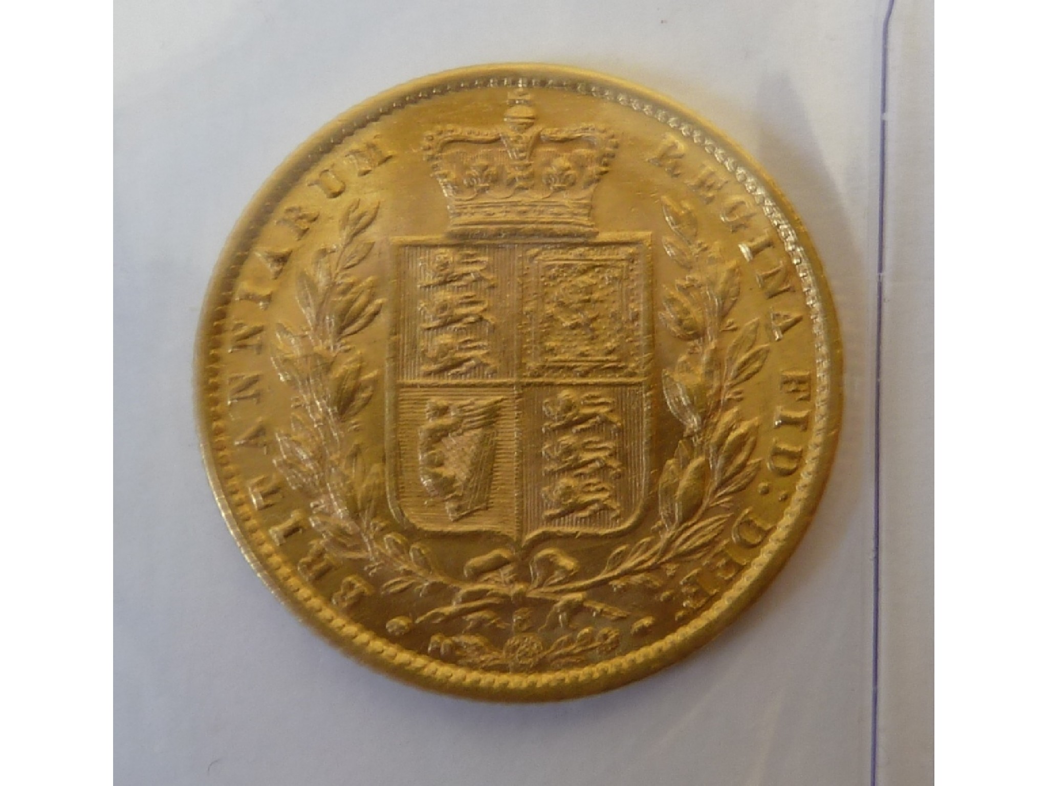 Appraisal: A QUEEN VICTORIA GOLD SOVEREIGN very fine