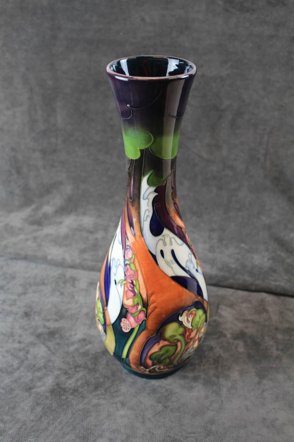 Appraisal: ENGLISH MOORCROFT 'EARTH MOTHER' ART POTTERY VASE Emma Bossons design