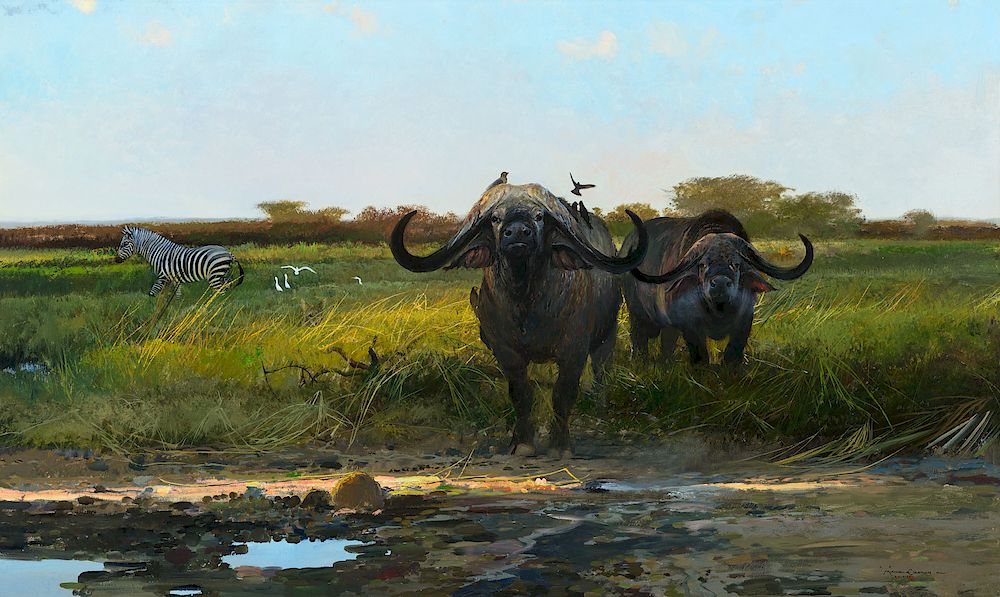 Appraisal: Michael Coleman b Cape Buffalo Exclusive on Bidsquare Michael Coleman