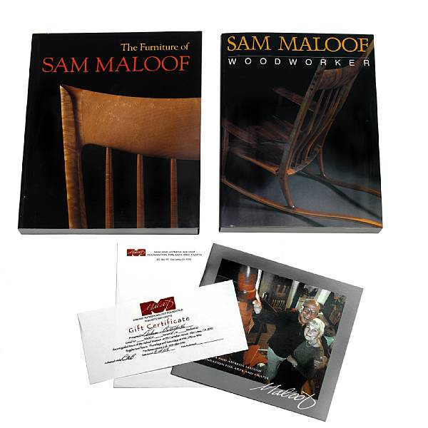 Appraisal: Sam Maloof American born Sam Maloof Woodworker by Sam Maloof