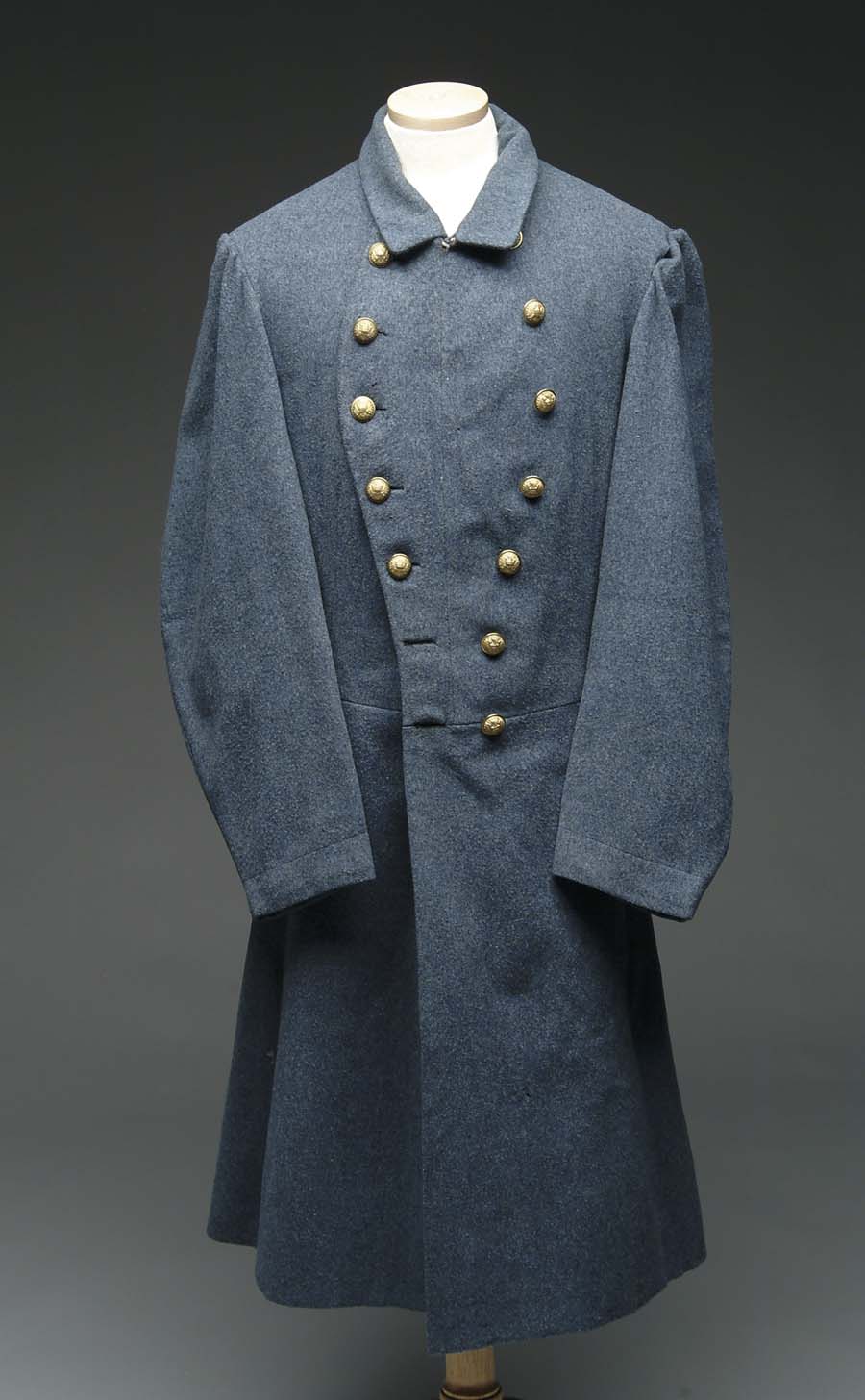 Appraisal: IDENTIFIED CONFEDERATE DBL-BREASTED FROCK COAT OF LIEUTENANT LOUIS P HENOP