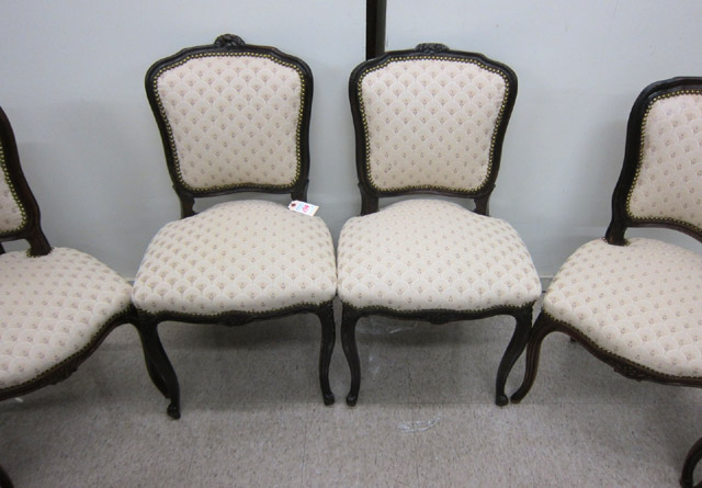 Appraisal: A SET OF SIX LOUIS XV STYLE SIDE CHAIRS th